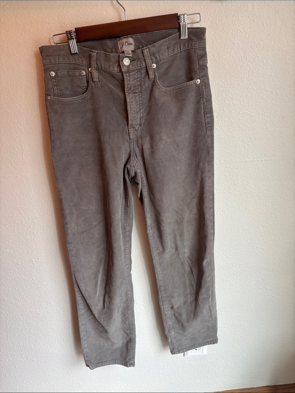 J. CREW Vintage Slim Straight Corduroy Jeans 28